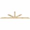 Ekena Millwork Saratoga Rough Sawn Timber Gable Bracket, Douglas Fir, 96"W x 32"H x 2"D x 4"F, 8/12 Pitch GBW096X32X0204SAR00RDF - alternate 3